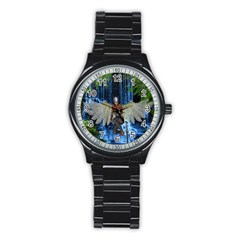 Magic Sword Sport Metal Watch (black) by icarusismartdesigns