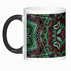 Tribal Ornament Pattern In Red And Green Colors Morph Mug by dflcprints