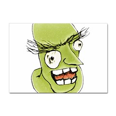 Mad Monster Man With Evil Expression A4 Sticker 100 Pack by dflcprints