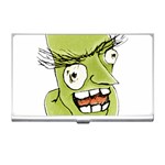 Mad Monster Man with Evil Expression Business Card Holder Front