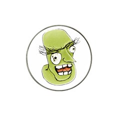 Mad Monster Man With Evil Expression Golf Ball Marker 10 Pack (for Hat Clip) by dflcprints