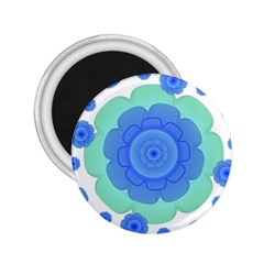 Retro Style Decorative Abstract Pattern 2 25  Button Magnet by dflcprints