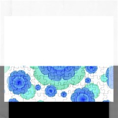 Retro Style Decorative Abstract Pattern Jigsaw Puzzle (rectangle) by dflcprints