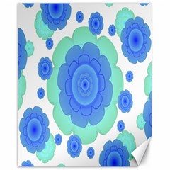 Retro Style Decorative Abstract Pattern Canvas 16  X 20  (unframed) by dflcprints