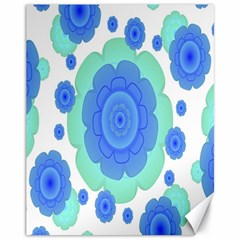 Retro Style Decorative Abstract Pattern Canvas 11  X 14  (unframed) by dflcprints