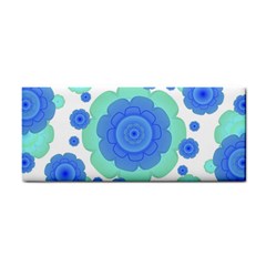 Retro Style Decorative Abstract Pattern Hand Towel by dflcprints