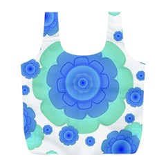 Retro Style Decorative Abstract Pattern Reusable Bag (l) by dflcprints