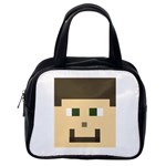 CUSTOM block head Classic Handbag (Two Sides) Back