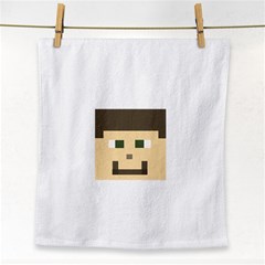 Custom Block Head Face Towel by BlockCrafts