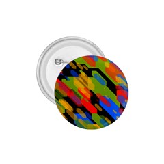 Colorful Shapes On A Black Background 1 75  Button by LalyLauraFLM