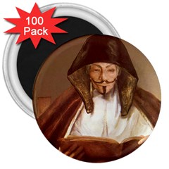 Anonymous Reading 3  Button Magnet (100 Pack)