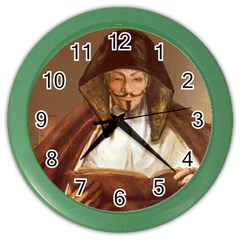 Anonymous Reading Wall Clock (color) by AnonMart