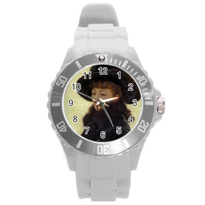 Anonymous Reading Plastic Sport Watch (Large)