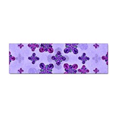 Deluxe Ornate Pattern Design In Blue And Fuchsia Colors Bumper Sticker 10 Pack by dflcprints