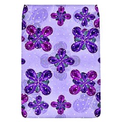 Deluxe Ornate Pattern Design In Blue And Fuchsia Colors Removable Flap Cover (large) by dflcprints