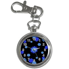 Floral Print Modern Style Pattern  Key Chain Watch by dflcprints