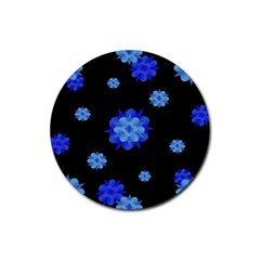 Floral Print Modern Style Pattern  Drink Coaster (round) by dflcprints