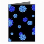 Floral Print Modern Style Pattern  Greeting Card (8 Pack) Left