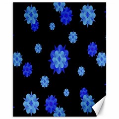 Floral Print Modern Style Pattern  Canvas 11  X 14  (unframed) by dflcprints