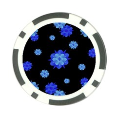 Floral Print Modern Style Pattern  Poker Chip