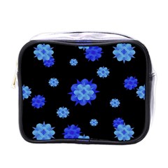 Floral Print Modern Style Pattern  Mini Travel Toiletry Bag (one Side) by dflcprints