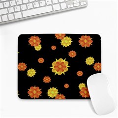 Floral Print Modern Style Pattern  Small Mouse Pad (rectangle) by dflcprints