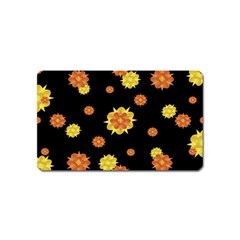 Floral Print Modern Style Pattern  Magnet (name Card) by dflcprints