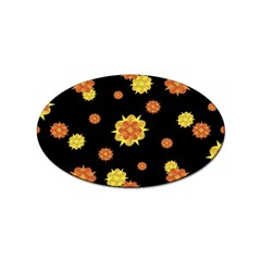 Floral Print Modern Style Pattern  Sticker 100 Pack (oval) by dflcprints