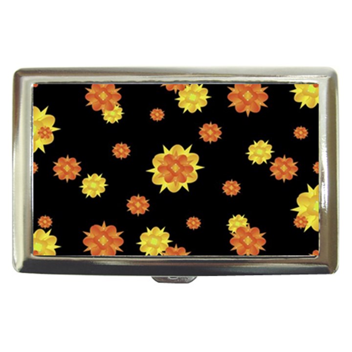 Floral Print Modern Style Pattern  Cigarette Money Case