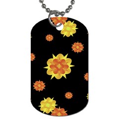 Floral Print Modern Style Pattern  Dog Tag (two-sided)  by dflcprints