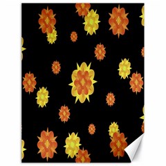 Floral Print Modern Style Pattern  Canvas 18  X 24  (unframed) by dflcprints