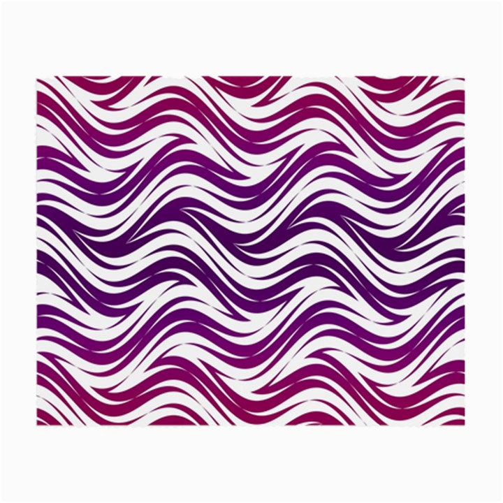 Purple waves pattern Glasses Cloth (Small, Two Sides)