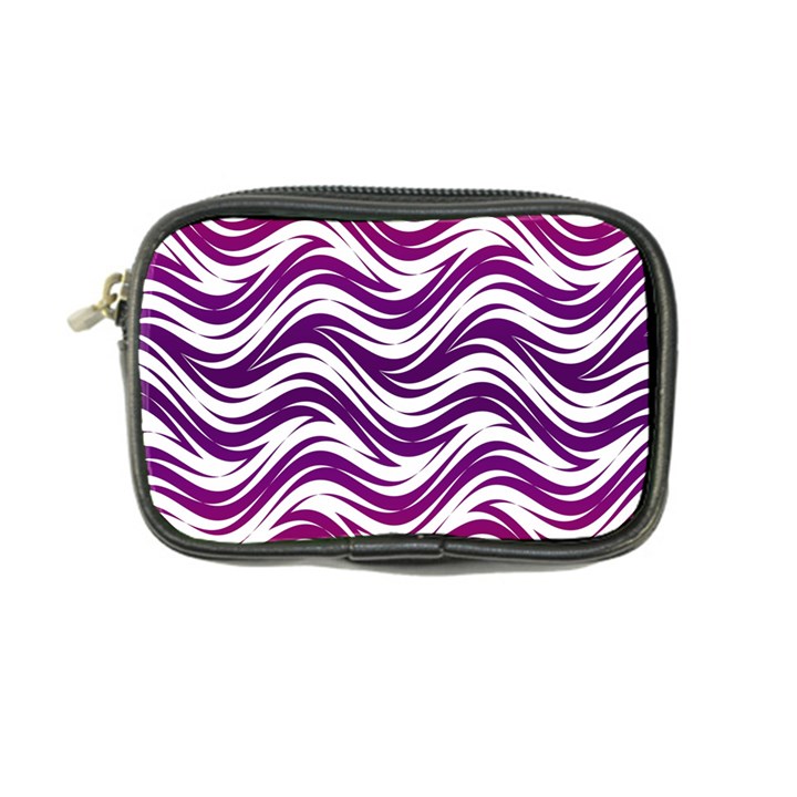 Purple waves pattern Coin Purse