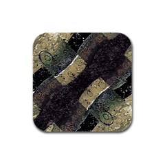 Geometric Abstract Grunge Prints In Cold Tones Drink Coasters 4 Pack (square) by dflcprints