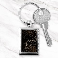 Spider Web Print Grunge Dark Texture Key Chain (rectangle) by dflcprints