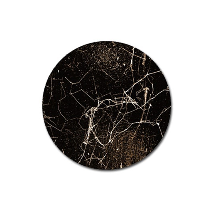 Spider Web Print Grunge Dark Texture Magnet 3  (Round)