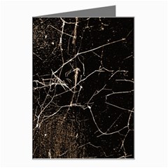 Spider Web Print Grunge Dark Texture Greeting Card by dflcprints