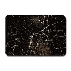 Spider Web Print Grunge Dark Texture Small Door Mat by dflcprints