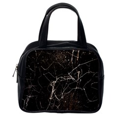 Spider Web Print Grunge Dark Texture Classic Handbag (one Side) by dflcprints