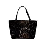 Spider Web Print Grunge Dark Texture Large Shoulder Bag Front