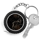 Spider Web Print Grunge Dark Texture Measuring Tape Front