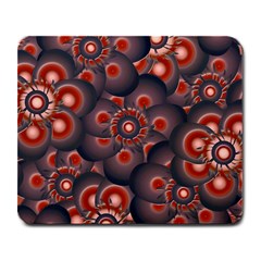 Modern Floral Decorative Pattern Print Large Mouse Pad (rectangle) by dflcprints