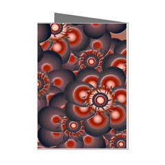 Modern Floral Decorative Pattern Print Mini Greeting Card (8 Pack) by dflcprints