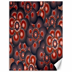 Modern Floral Decorative Pattern Print Canvas 12  X 16  (unframed) by dflcprints