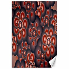 Modern Floral Decorative Pattern Print Canvas 20  X 30  (unframed) by dflcprints