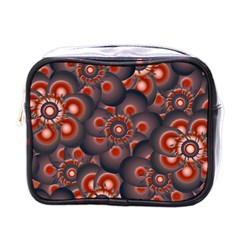 Modern Floral Decorative Pattern Print Mini Travel Toiletry Bag (one Side) by dflcprints