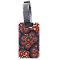 Modern Floral Decorative Pattern Print Luggage Tag (two Sides) by dflcprints