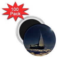 Navigating Trough Clouds Dreamy Collage Photography 1 75  Button Magnet (100 Pack) by dflcprints