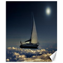 Navigating Trough Clouds Dreamy Collage Photography Canvas 8  X 10  (unframed) by dflcprints