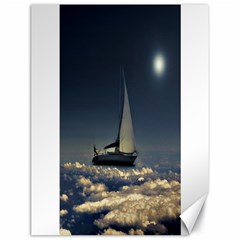 Navigating Trough Clouds Dreamy Collage Photography Canvas 18  X 24  (unframed) by dflcprints